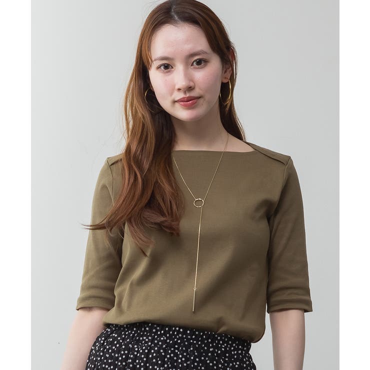 ボートネックカットソー | atONE | 詳細画像24 