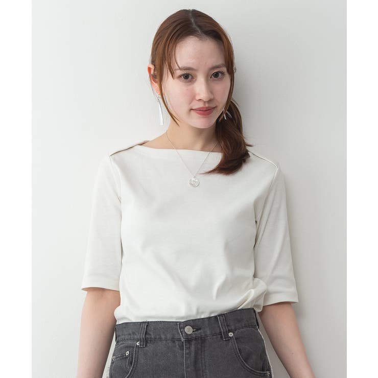 ボートネックカットソー | atONE | 詳細画像34 