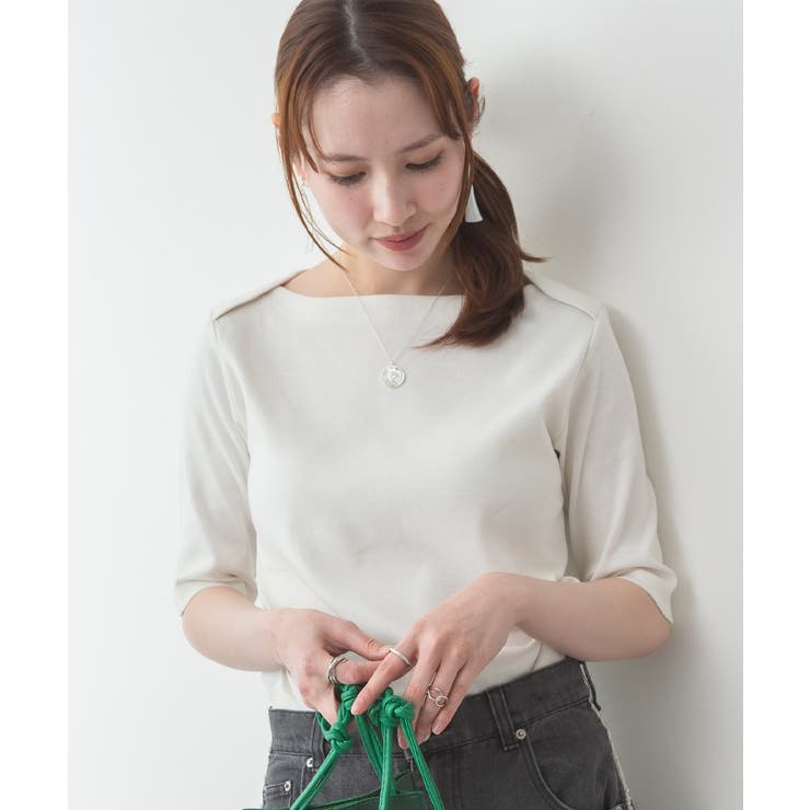 ボートネックカットソー | atONE | 詳細画像36 