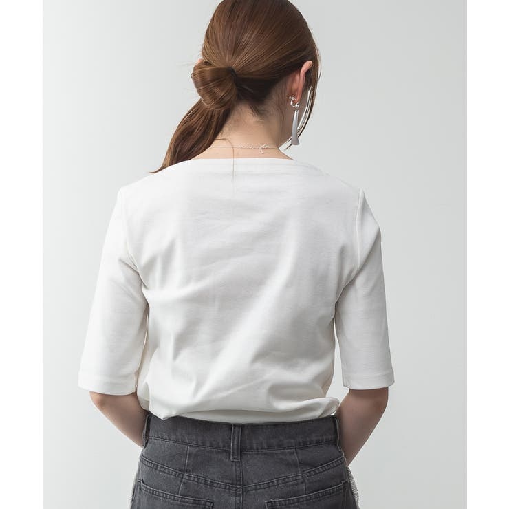 ボートネックカットソー | atONE | 詳細画像37 