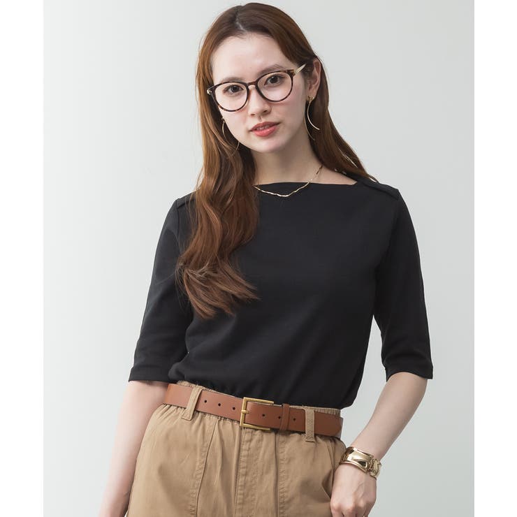 ボートネックカットソー | atONE | 詳細画像3 