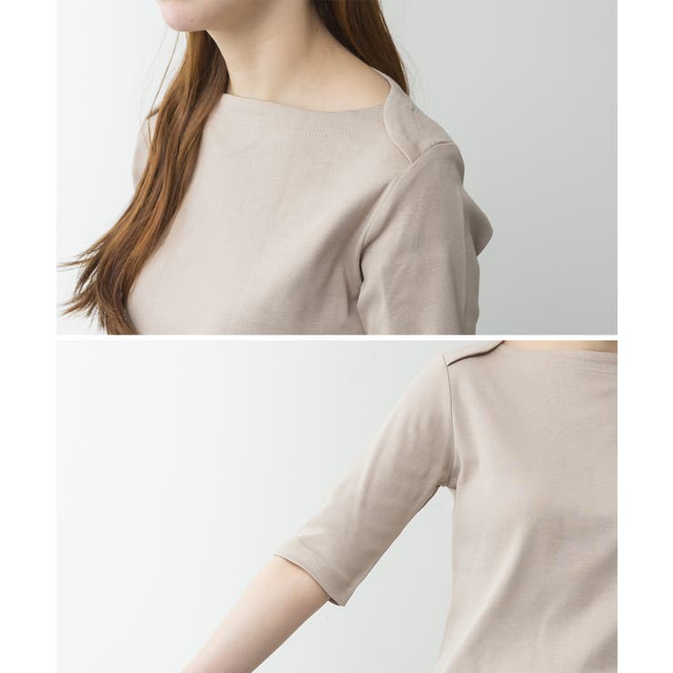 ボートネックカットソー | atONE | 詳細画像50 