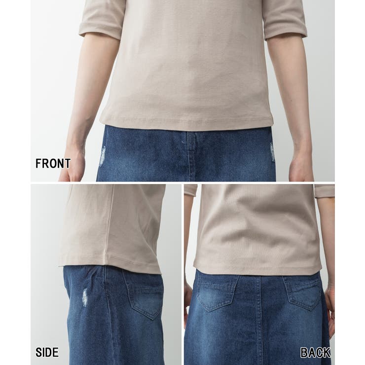 ボートネックカットソー | atONE | 詳細画像51 