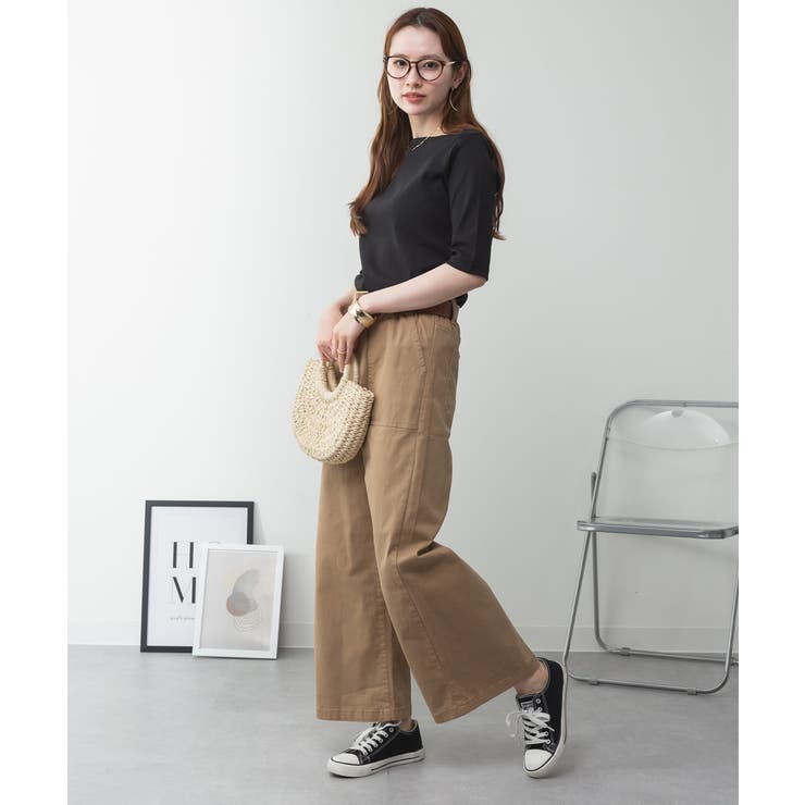 ボートネックカットソー | atONE | 詳細画像7 