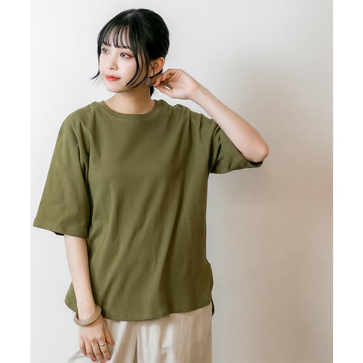 ATON ラウンドヘムTシャツ 優待価格[ATON]ラウンドヘムTシャツ | KOBUNSHA SELECT SHOP | 優待