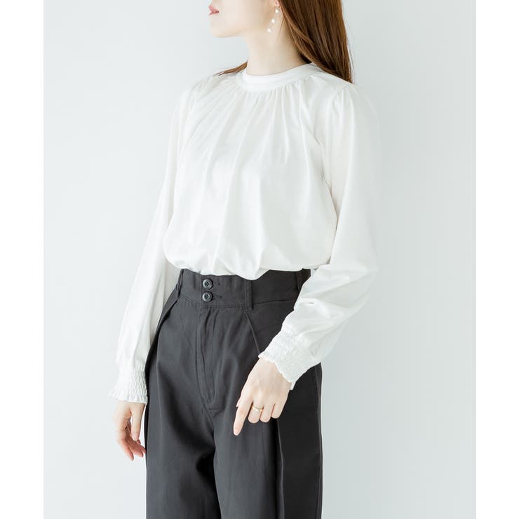 プチハイネックボリュームスリーブカットソー | atONE | 詳細画像11 