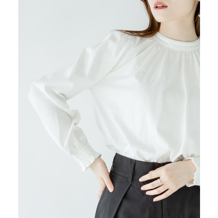 プチハイネックボリュームスリーブカットソー | atONE | 詳細画像12 