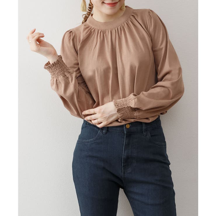 プチハイネックボリュームスリーブカットソー | atONE | 詳細画像22 