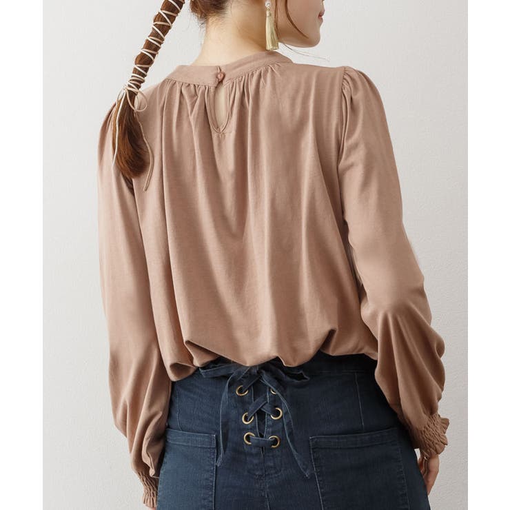 プチハイネックボリュームスリーブカットソー | atONE | 詳細画像24 