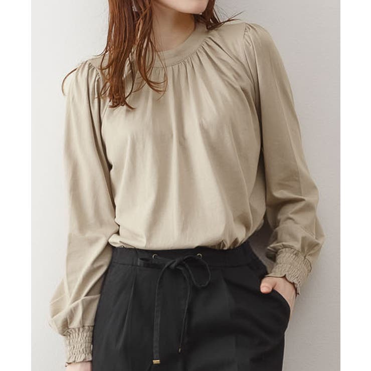 プチハイネックボリュームスリーブカットソー | atONE | 詳細画像3 