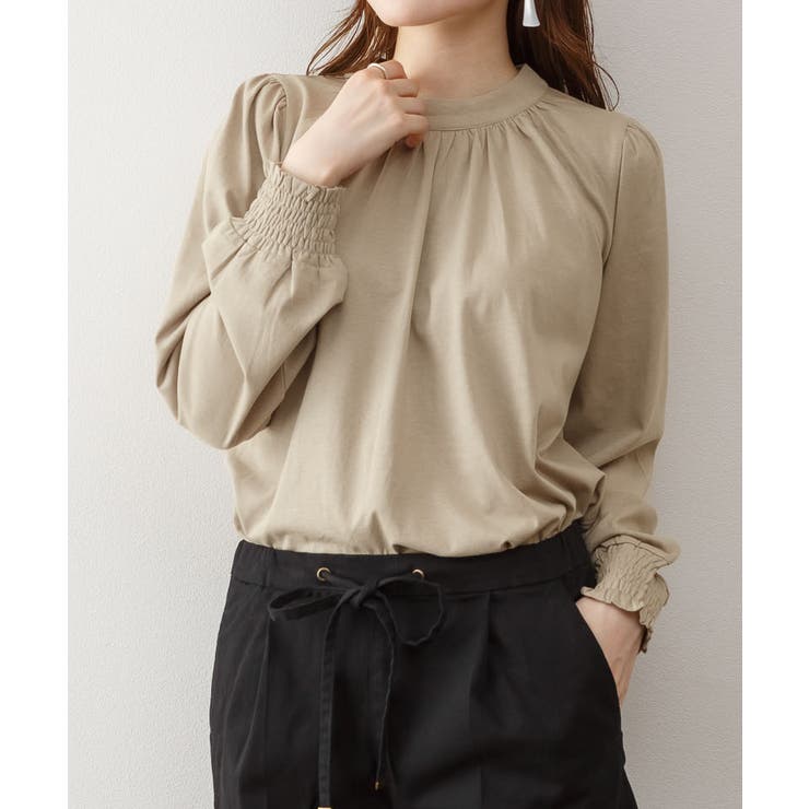 プチハイネックボリュームスリーブカットソー | atONE | 詳細画像40 