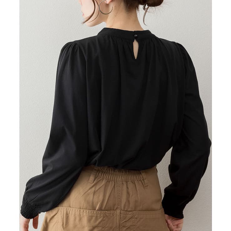 プチハイネックボリュームスリーブカットソー | atONE | 詳細画像46 