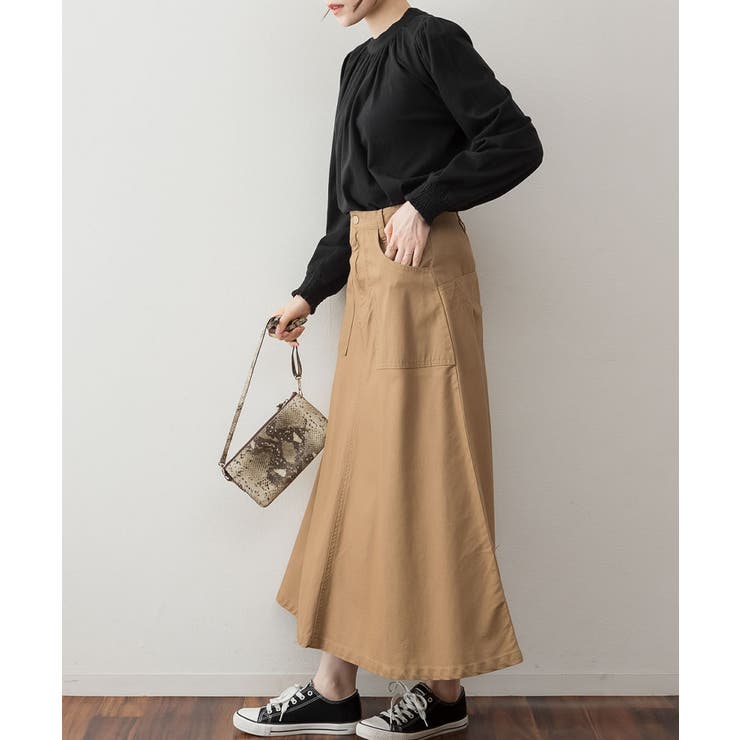 プチハイネックボリュームスリーブカットソー | atONE | 詳細画像48 