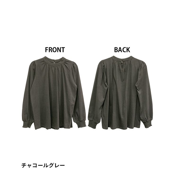 プチハイネックボリュームスリーブカットソー | atONE | 詳細画像51 