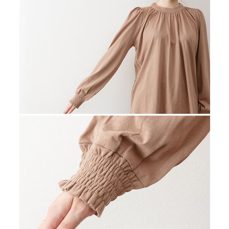 プチハイネックボリュームスリーブカットソー | atONE | 詳細画像53 