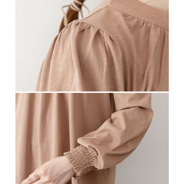 プチハイネックボリュームスリーブカットソー | atONE | 詳細画像54 