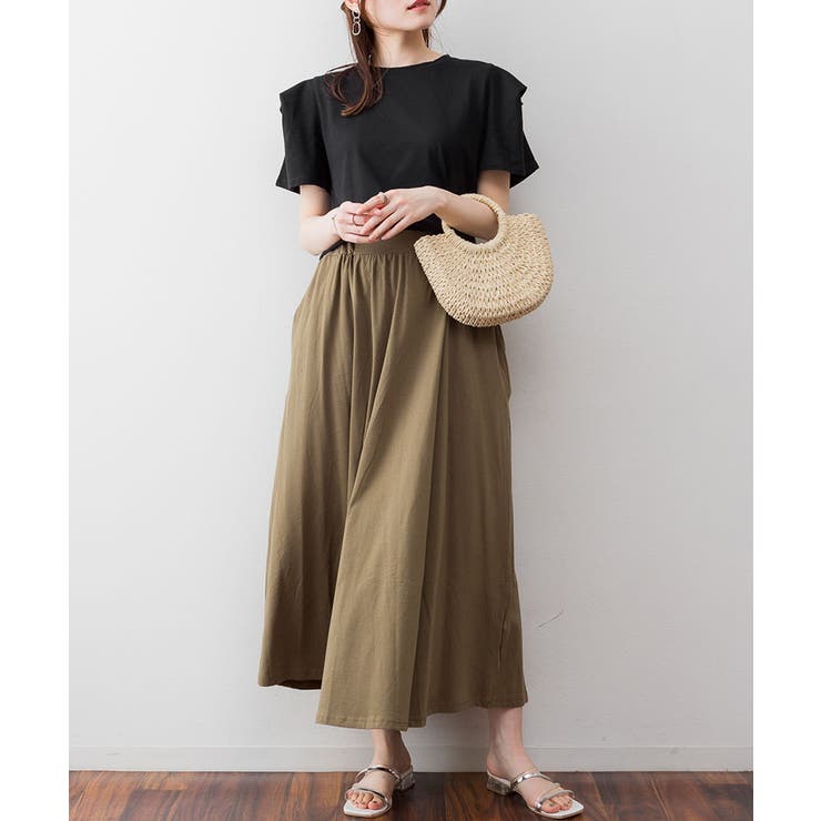 ボリュームタック袖Ｔシャツ | atONE | 詳細画像9 