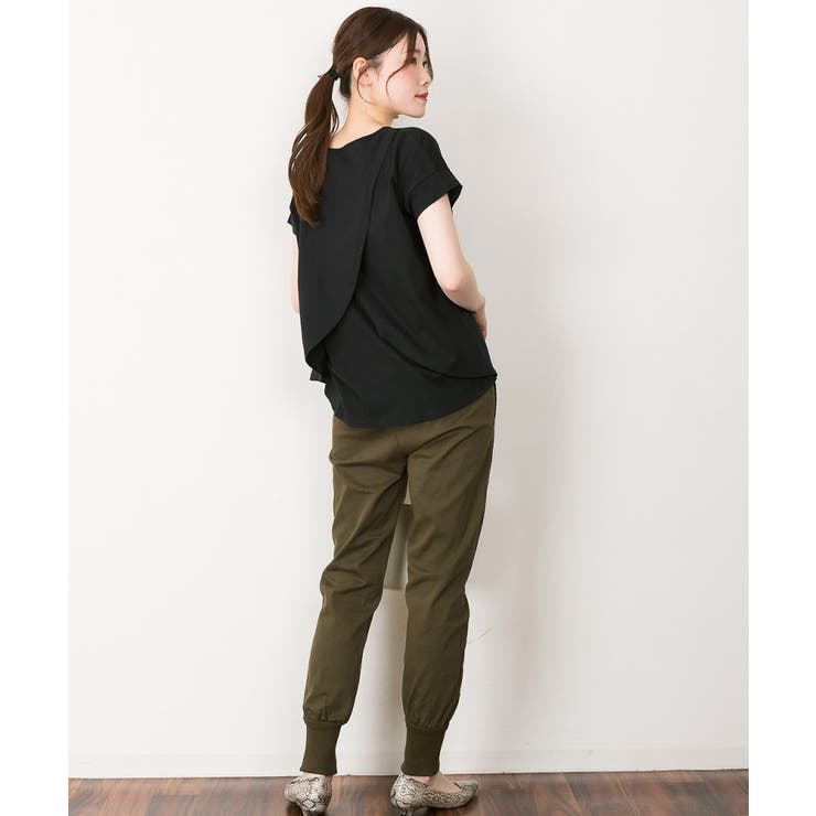 バックダブル半袖プルオーバー | atONE | 詳細画像13 