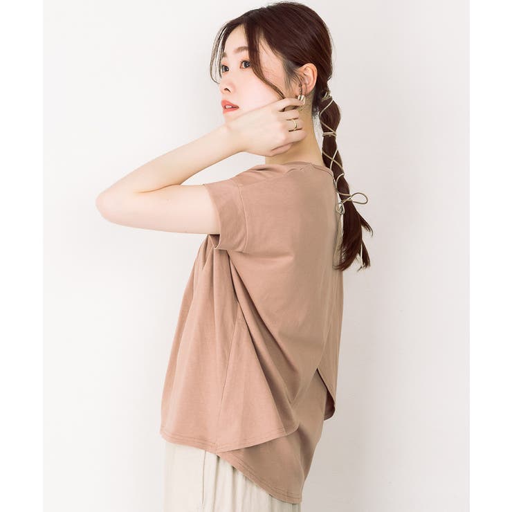 バックダブル半袖プルオーバー | atONE | 詳細画像16 