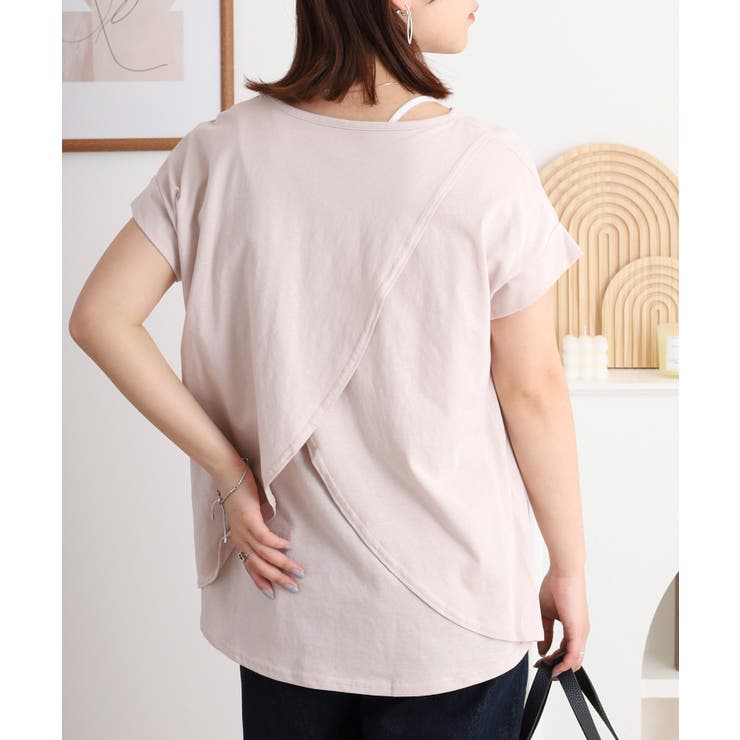 バックダブル半袖プルオーバー | atONE | 詳細画像28 