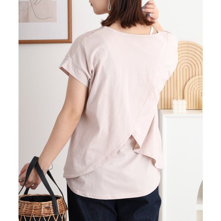 バックダブル半袖プルオーバー | atONE | 詳細画像29 