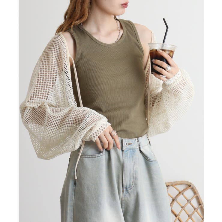 コットンリブタンクトップ | atONE | 詳細画像8 