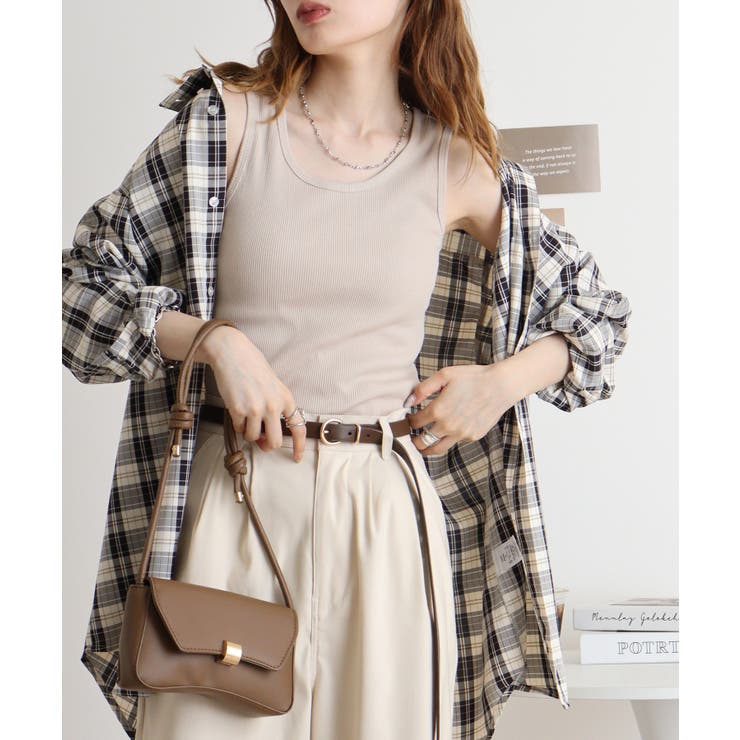 コットンリブタンクトップ | atONE | 詳細画像11 