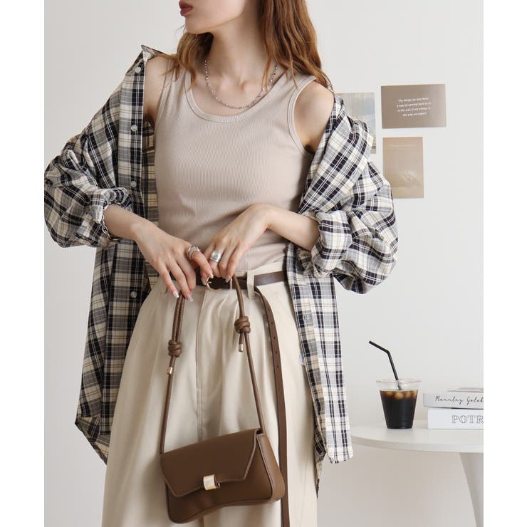 コットンリブタンクトップ | atONE | 詳細画像13 