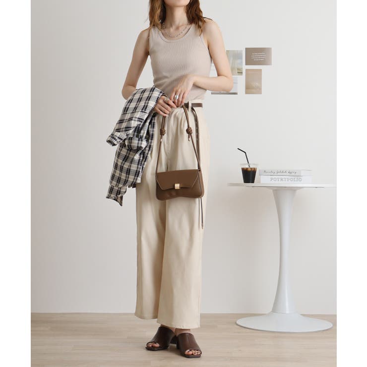 コットンリブタンクトップ | atONE | 詳細画像14 