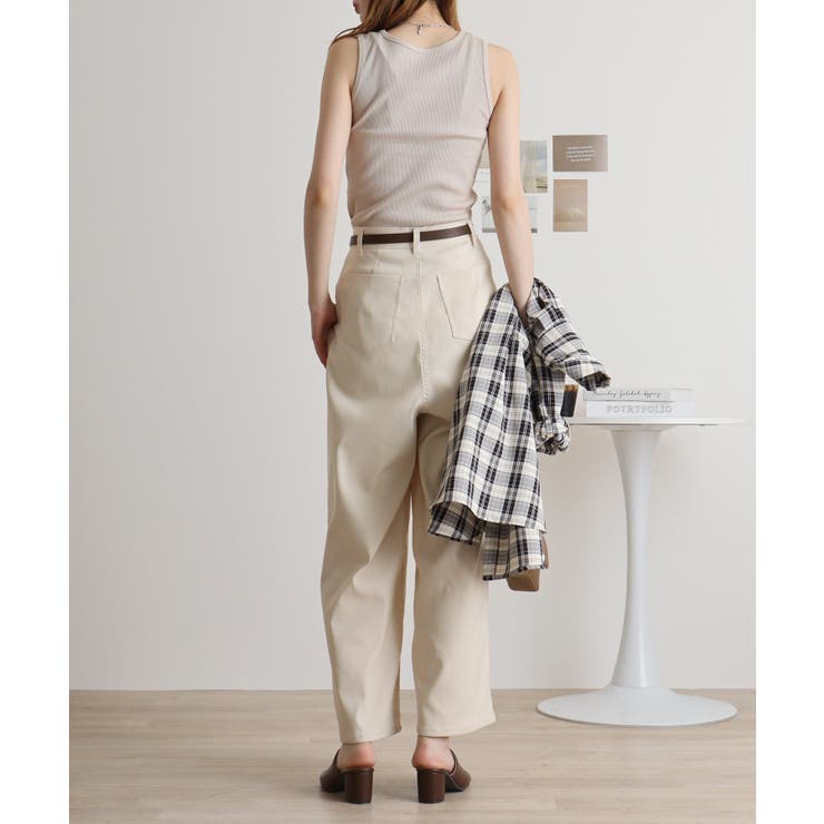 コットンリブタンクトップ | atONE | 詳細画像15 