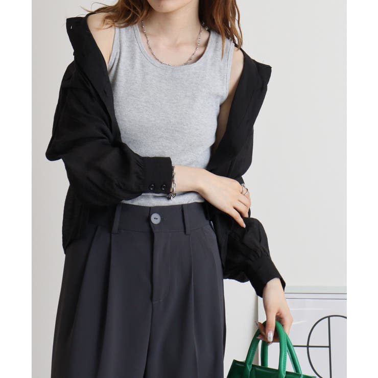 コットンリブタンクトップ | atONE | 詳細画像18 