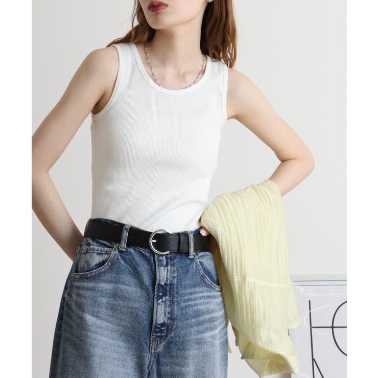コットンリブタンクトップ | atONE | 詳細画像22 