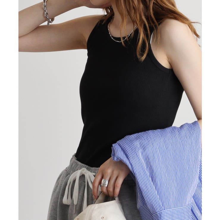 コットンリブタンクトップ | atONE | 詳細画像2 