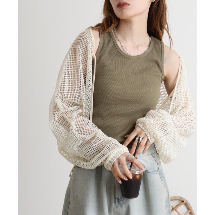 コットンリブタンクトップ | atONE | 詳細画像6 