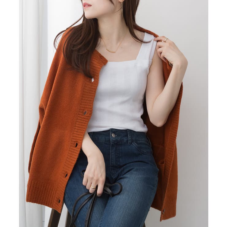 ランダムリブブラ紐隠しタンクトップ | atONE | 詳細画像11 