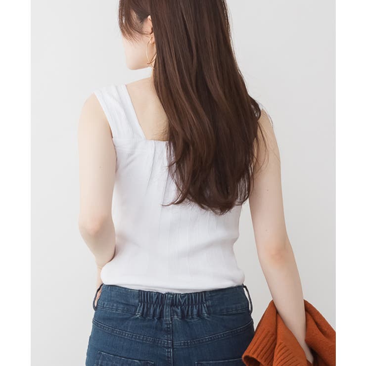 ランダムリブブラ紐隠しタンクトップ | atONE | 詳細画像14 