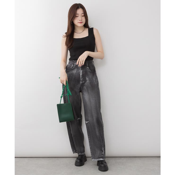 ランダムリブブラ紐隠しタンクトップ | atONE | 詳細画像5 