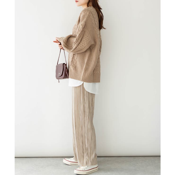 七分丈異素材カットソー | atONE | 詳細画像11 