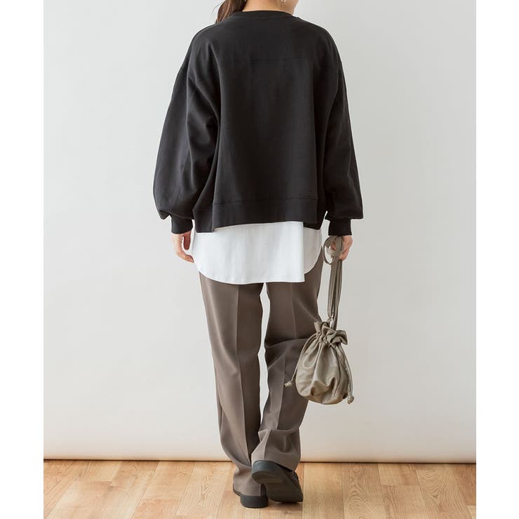 袖ゆったりトレーナー | atONE | 詳細画像11 