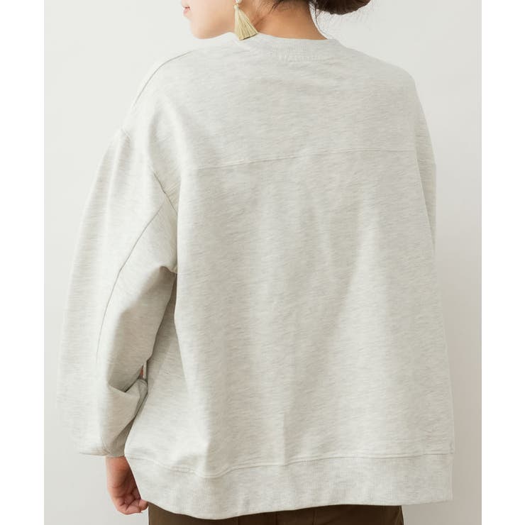 袖ゆったりトレーナー | atONE | 詳細画像21 