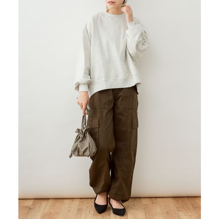 袖ゆったりトレーナー | atONE | 詳細画像23 