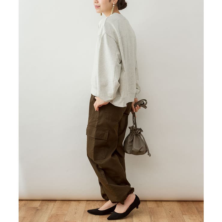 袖ゆったりトレーナー | atONE | 詳細画像24 