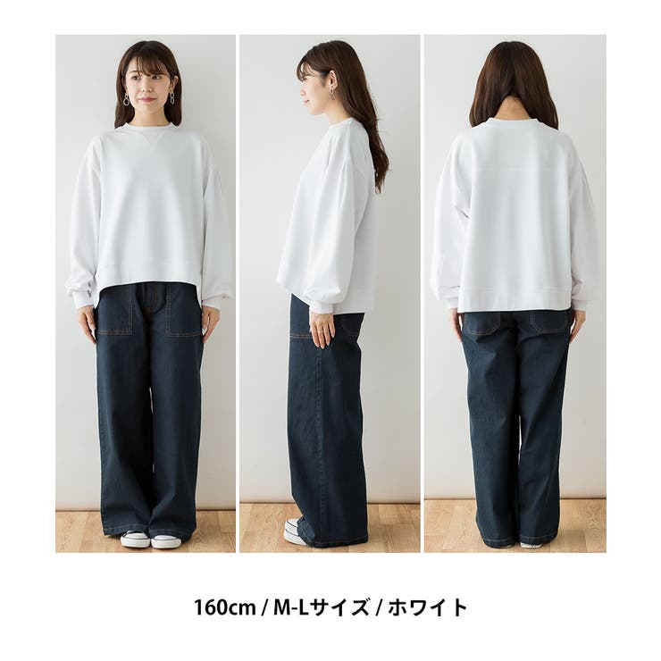 袖ゆったりトレーナー | atONE | 詳細画像4 