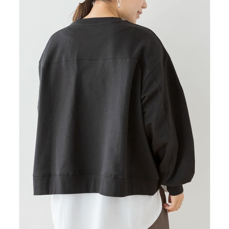 袖ゆったりトレーナー | atONE | 詳細画像7 