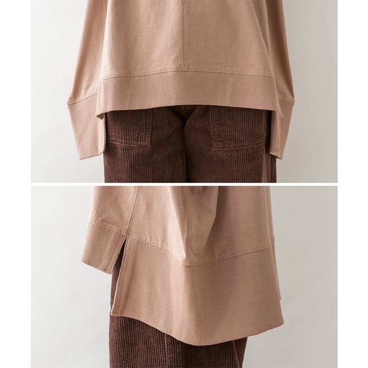 ハイネックビッグヘムランダムカットソー | atONE | 詳細画像18 