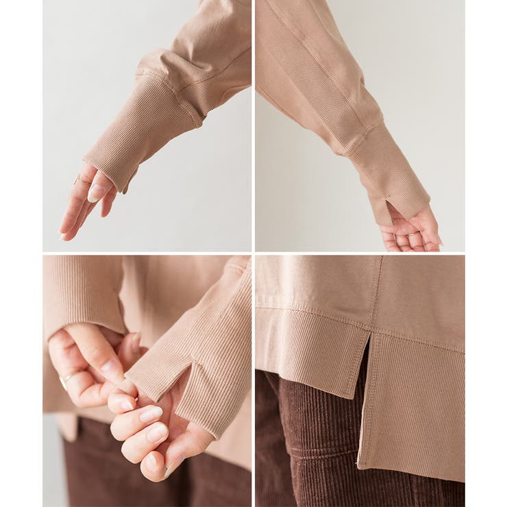 ハイネックビッグヘムランダムカットソー | atONE | 詳細画像20 