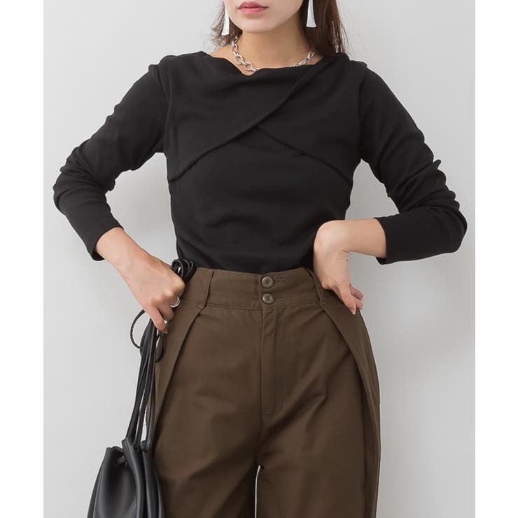 前後2wayフロントクロスカットソー | atONE | 詳細画像55 