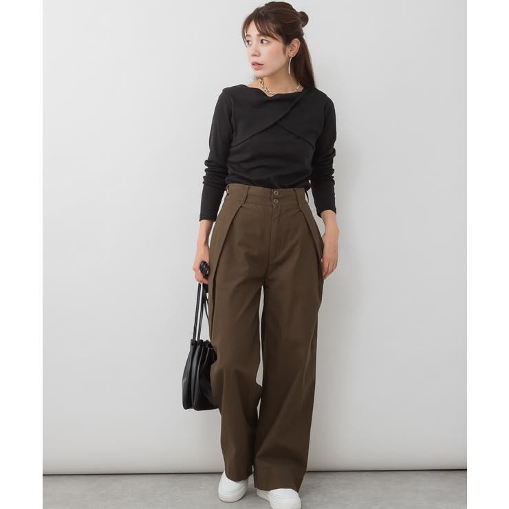 前後2wayフロントクロスカットソー | atONE | 詳細画像58 