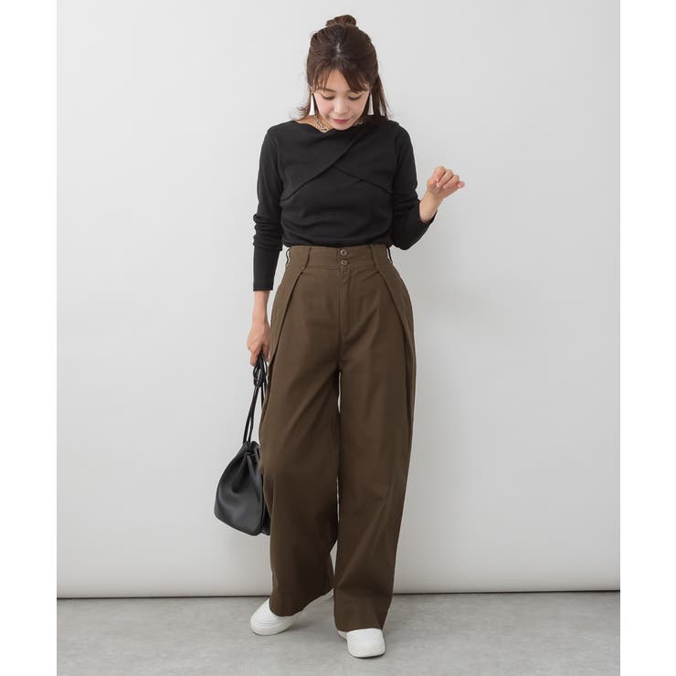 前後2wayフロントクロスカットソー | atONE | 詳細画像59 