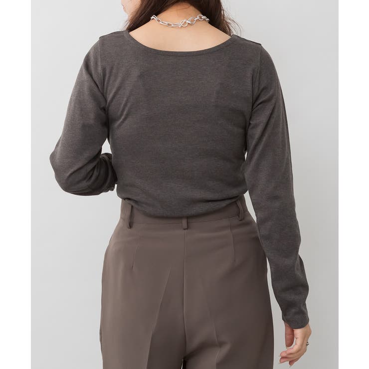 前後2wayフロントクロスカットソー | atONE | 詳細画像67 